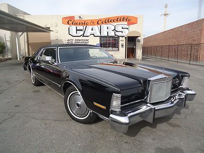 1974 lincoln continental mark iv in las vegas - gorgeous triple black