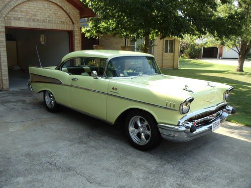 1957 chevrollet bel air 2 door hard top frame off restoration