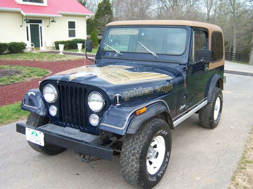 1985 jeep cj7 base sport utility 2-door blue 6 cyl
