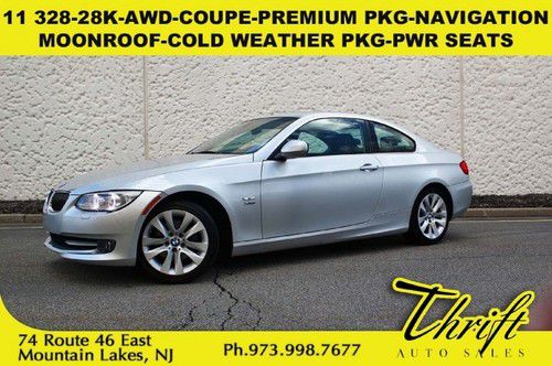 11 328-28k-awd-coupe-premium pkg-navigation-moonroof-cold weather pkg-pwr seats