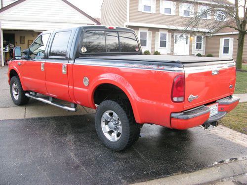 ***no reserve*** 2004 ford f350 diesel crew harley davidson 4x4 leather il clean