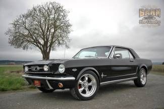 1966 black mustang 302 5 speed 17 inch wheels fast and fun