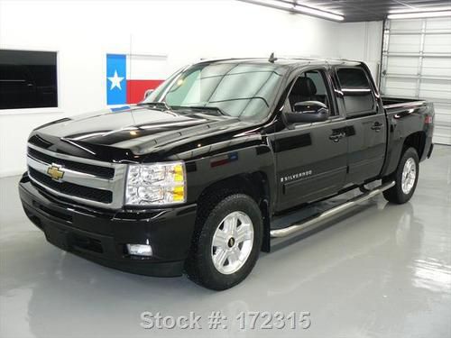 2009 chevy silverado ltz crew z71 4x4 htd leather 33k! texas direct auto