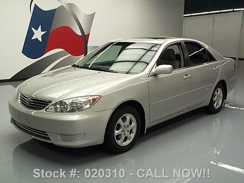 2005 toyota camry le auto sunroof leather alloys 72k mi texas direct auto