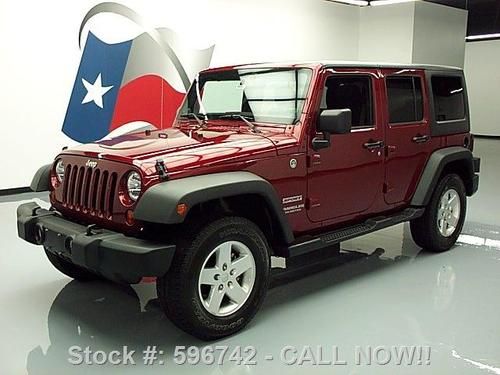 2011 jeep wrangler unltd sport 4dr hard top 4x4 22k mi texas direct auto