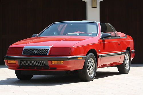 1990 chrysler lebaron convertible ~ low miles