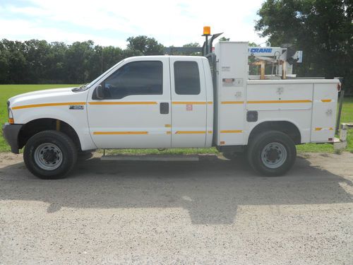 2004 f-350 xl service body / mechanics truck auto crane