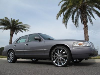 Mercury grand marquis / crown victoria one owner low mileage super clean on 22's