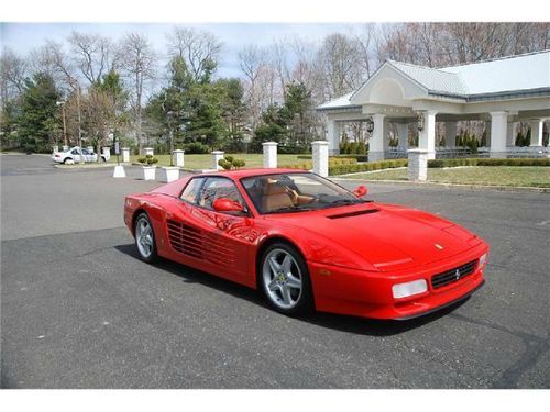 1992 ferrari testarossa red