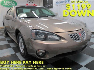 2006(06)grand prix we finance bad credit! buy here pay here low down $1199