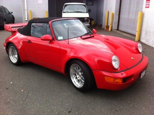 Supercharged 1984 porsche 911 carrera cabriolet, 964 widebody conversion