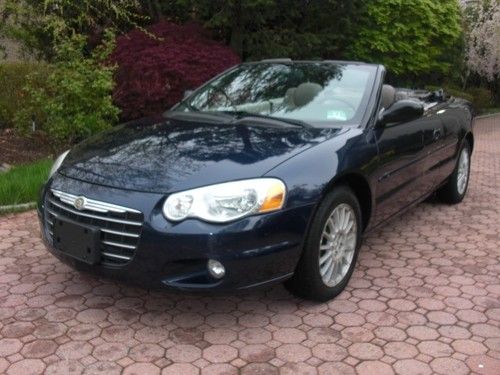 2006 chrysler sebring touring convertible 2 door very clean power top