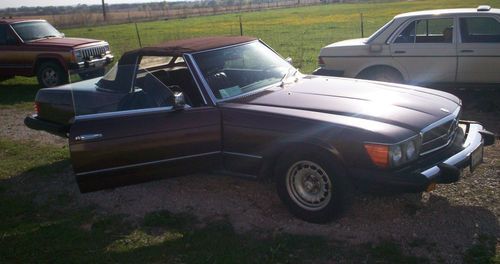 1981 mercedes benz 380 sl convertible