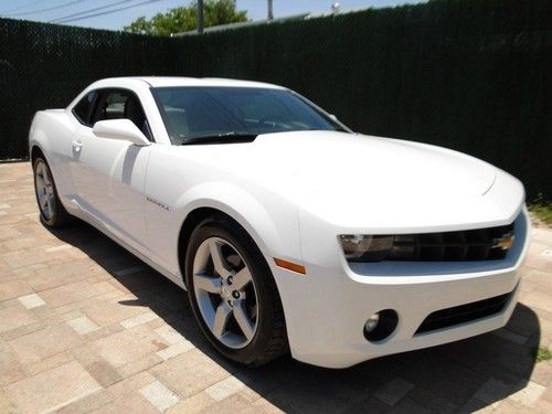 12 chevy camaro lt very clean 1 owner florida automatic leather backup camara