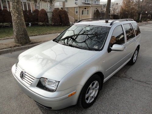 '03 vw jetta tdi wagon turbo diesel 5 speed manual gls sunroof 50 mpg silver/blk