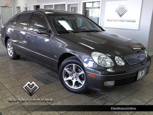 2002 lexus gs300 htd sts moonroof xenons woodgrain alloys fresh trade