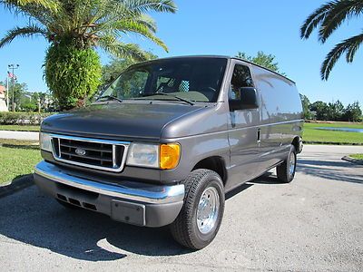 04 cargo van e-250 with bins for storage low miles low reserve
