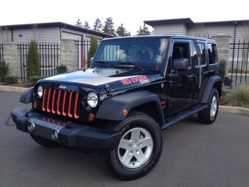 2011 jeep wrangler unlimited 4x4~red edition-4 door~hardtop