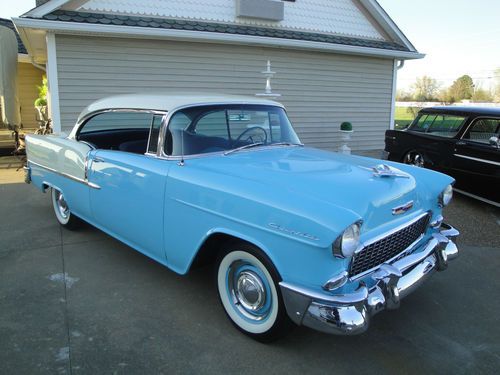 1955 chevy 210 hard top coupe restored all original hot-rod (all-new)