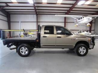 Crew cab 5.9 cummins diesel 1 owner new tires flatbed extras rare bargain clean