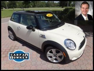 2010 mini cooper auto hardtop 2dr cpe s sport panoramic bluetooth cruise