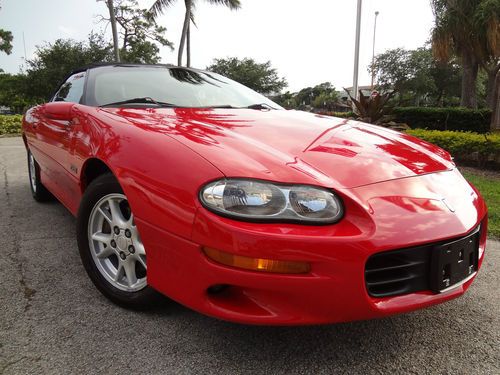 From south florida we present a 2002 chevrolet camaro z28 a/c auto convertible