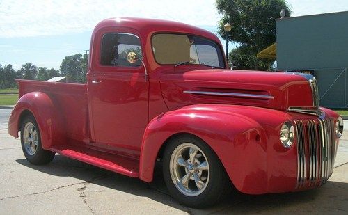 1947 ford pickup truck a/c power windows power brakes tilt wheel leather interio