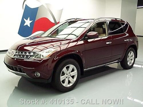 2006 nissan murano sl leather sunroof nav dvd video 58k texas direct auto