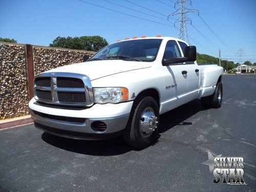 05 ram 3500 slt drw mt diesel cummins quadcab dually tx loaded nice