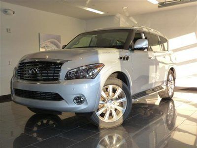 2012 infiniti qx56 awd ***never titled*** dvd rear, navigation, 22