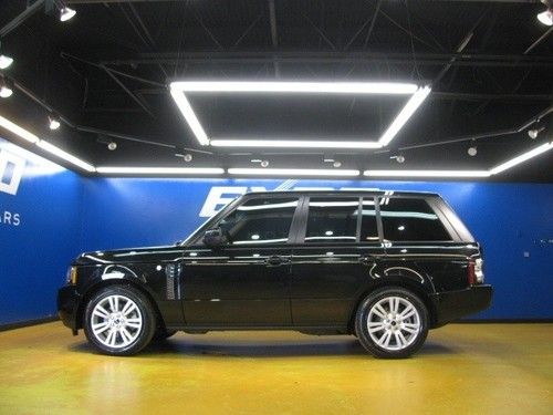 Land rover range rover hse luxury awd silver luxury package black lacquer nav