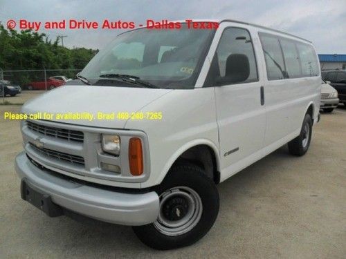 1997 chevrolet express van 3500 handicap van or 15 pass