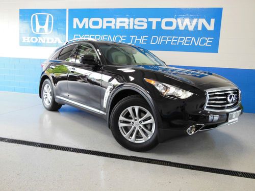 Infiniti fx37 fx 37 black rwd v6 3.7l luxury sport utility vehicle