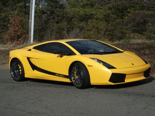 2008 lamborghini gallardo superleggera coupe, e-gear, ccb, 10,500mi