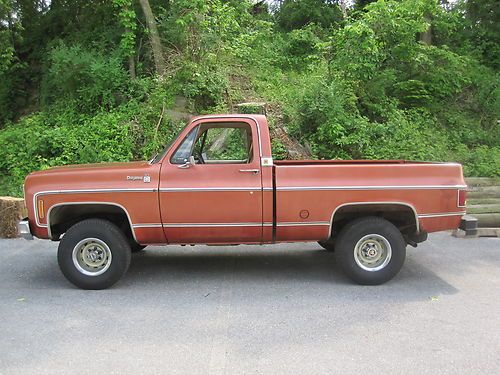 1978 chevrolet shortbed cheyenne c10 k10 k5 4x4 original gmc15 classic barn 1500