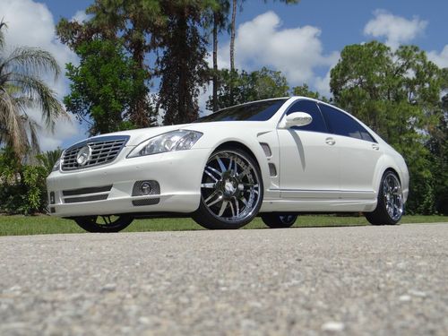 Low mile s550 full lorinser aero package 22in wheels and white!!!