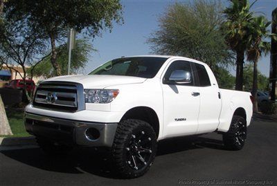 2011 toyota tundra 4x4 double cab factory warranty carfax cert. az  super clean