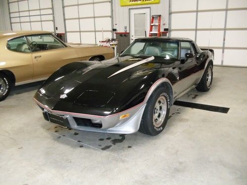 1978 corvette pace car all original and original paint t top low reserve auction