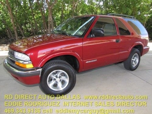 2001 chevrolet blazer ls low miles cold a/c