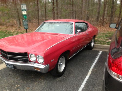 1970 chevelle matching numbers with build sheet