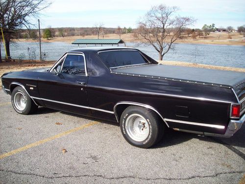 1972 el camino black with pinstriping