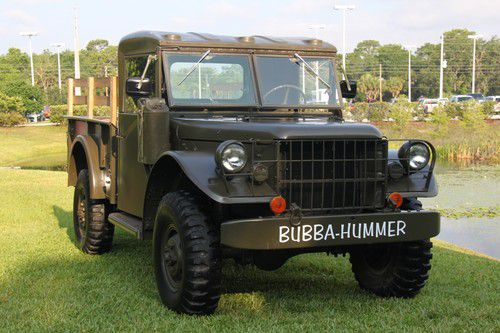 Dodge powerwagon m37 hard top rear seats military vehicle