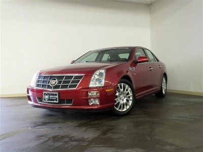 2010 sts performance certified crystal red sunroof 4.6l v8 18" polished wheels