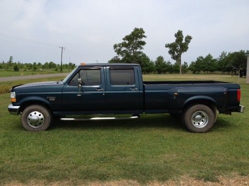 1995 ford f-350 xlt power stroke diesel dually automatic, cold air intake