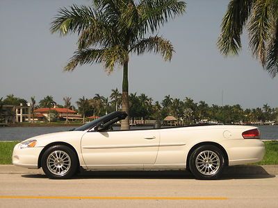 2004 chrysler sebring touring convertible non smoke south florida car no reserve