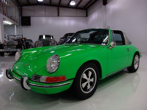 1969 porsche 911e targa optional 5-speed manual high cost nut &amp; bolt restoration