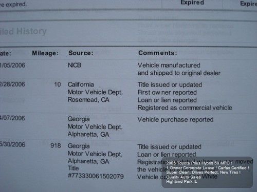 2006 TOYOTA PRIUS HYBRID 1 OWNER 50 MPG NEW TIRES SUPER CLEAN CARFAX GUARANTEE, US $6,975.01, image 5