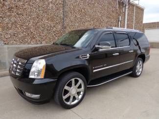 2008 cadillac escalade esv all wheel drive-navigation-moon-dvd-carfax certified