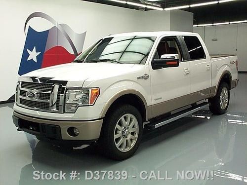 2012 ford f-150 king ranch ecoboost 4x4 sunroof nav 21k texas direct auto