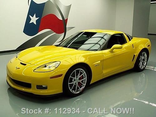 2009 chevy corvette z06 505 hp 3lz nav hud htd seats 4k texas direct auto